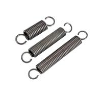 1pc ressorts de tension en acier 65Mn de diamètre de fil de 3 mm, ressorts de traction, diamètre extérieur 34 mm, longueur totale 80mm, 3.0x34x80mm