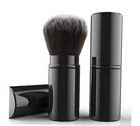 1pc Rétractable Blush Base Poudriers Cosmétiques Brosses Cosmétiques Professionnels (noir)