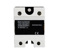 1pc RM1A23D25 SCR Relais statique monophasé CA 220 V, 3 V 3,3 V 5 V 12 V 24 V 32 V Entrée 25 A / 24-280 V Sortie CA, Carte de commutation de relais SSR