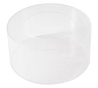 1pc Rond Acrylique G?Teau Panneau D'affichage G?Teau Bord Plus Lisse Grattoir G?Teau Plateau Bricolage Rond D¿¿Cor G?Teau Rechargeable Conseil(B)