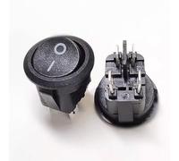 1PC Rond quatre broches marche/arrêt Noir MR-6A-210-C5N-BB diamètre 23/ouverture 20 mm