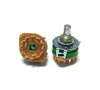 1pc Rotary Switch 1 Pole 12 Position 360 degre SRRM1C6200 Band Switch Infinite Rotation Amplifier Signal Switch 15mm Shaft NWPNLXEA