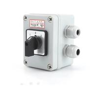 1pc Rotate select CAM transfer switch 3 positions (1-0-2)12 terminal AC660V 20A SZW26-20/D303.3 with box