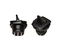 1PC round shake head open 18mm toggle switch R13-405C 6P 2gears(on-off) 6A250V 10A125V