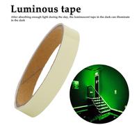 1pc Ruban Lumineux Vision Nocturne Lueur Dans L'obscurité Auto-Adhésif Ruban D'avertissement Sécurité Sécurité Décoration De La Maison Rubans