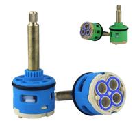 1PC Shower Room Faucet Cartridge Accessories Shower Head Bathtub Water Mixing Valve 3 Position 4 Position Concealed Installation(35mm Dia. 4P 96mm L)