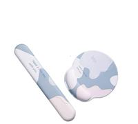 1PC Silicone Mouse Pad With Keyboard Wrist Set 3D Mousepad For Game Laptop Office Work Nonslip Ergonomic Hand Support Mice Mat Repose-poignet bureau(1 Set)