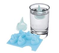 1PC Silicone Shark Ice Tray Mold Silicone Ice Tray Molds Ice Cube Mould Wine Glass Decorative Ice Cube Mould Chocolate Mold Candy Molds.