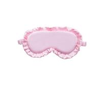 1pc Silk Ruffle Sleep Eye Mask Soft Sleeping Covers Multicolor Night Dream Blackout Patches For People To Better