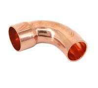 1pc SINGLE SOCKET 35mmx1.5mm ID Weld Socket End Feed Solder Long Radius Elbow 90 Pipe Fitting