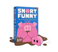 (1PC)Snort Funny: The Oinkcredible You Laugh You Lose Party Game | 150 Challenge Cards, 5 Pig Snouts & Mud Tokens | Family & Friend Game
