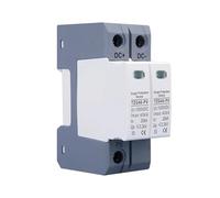 1pc SPD 2P 600V 800V 1000V 20KA~40KA Rail Din Protection de l'alimentation solaire extérieure Dispositif de protection Parafoudre(DC 600V)