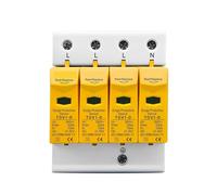 1pc SPD 4P AC 275V 10-20kA House Surge Protector Protection Protective Low-voltage