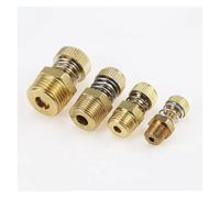 1PC Spring throttle muffler 1/8" 1/4" 3/8" 1/2" copper pneumatic Throttle valve adjustable silencer connector fittings NWPNLXEA(1/4")