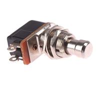 1pc SPST momentané doux toucher bouton poussoir Stomp pédale commutateur guitare électrique interrupteur éteint-momentané sur