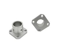 1pc Square 50mm Optical axis fixed seat, aluminum alloy top wire base, circular flange support, guide shaft support PIUHRKLEVD