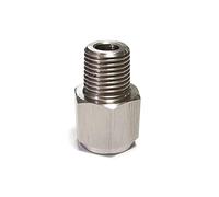 1pc Stainless Steel Oil Pressure Gauge Adapter 1/8NPT Male To M10x1.0 Female Oil Pressure Sensor Adapter YZWRWRMKTB