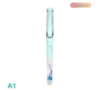 1pc Stylo Plume De Sable Vif Kawaii Papeterie 0.5mm Écriture Stylos D'école Bureau D'affaires Stylo Plume Fournitures Scolaires Encre Effaçable --A1