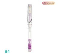1pc Stylo Plume De Sable Vif Kawaii Papeterie 0.5mm Écriture Stylos D'école Bureau D'affaires Stylo Plume Fournitures Scolaires Encre Effaçable --B4
