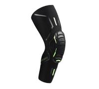 1pc Super Respirant Genou / Coudière Vélo Basket-Ball Course À Pied Patinage Support Armure Cyclisme Ski Équipement De Protection Séchage Pour Genou Noir M