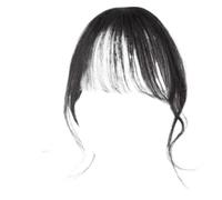 1pc Synthetic Hair Clip In Double Sideburns Dragon Whiskers Bangs Invisible Front Fringes In Air Fake For Girl(LH115-2)