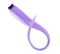 1pc Synthetic Hair Extension Long Straight Clip In Fake Hairpieces Clip-in One Piece Pink Black(16)