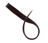 1pc Synthetic Hair Extension Long Straight Clip In Fake Hairpieces Clip-in One Piece Pink Black(2M33)