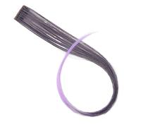 1pc Synthetic Hair Extension Long Straight Clip In Fake Hairpieces Clip-in One Piece Pink Black(60H)