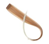 1pc Synthetic Hair Extension Long Straight Clip In Fake Hairpieces Clip-in One Piece Pink Black(65H)