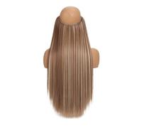 1pc Synthetic Hair Extensions No Clip In Artificial Natural Fake Hairpiece Blonde Red Black Curly Women's False Piece Extension(108,24inches)