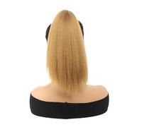 1pc Synthetic Hair For Ladies 12-inch Lady Large Grip Jacque Silk Ponytail Double Row 8-tooth For Solid Invisibility(PY205-27)
