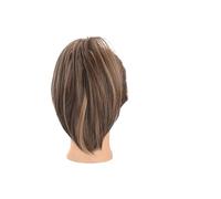 1pc Synthetic Hair Women 8-inch Clip Straight Ring Ponytail, Large, Loose Fashion Enhance Temperament(PY236-12H24)