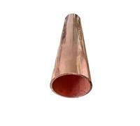 1Pc T2 Copper Tube Pipe Straight Tubing Large Caliber 45/8/50/54/55/60/65/67/70/76/80/85/89/100/105/108/133/159mm Length 10cm(OD54 ID50mm)