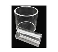 1PC Tasse de Vision en Verre Borosilicat - OD50-120mm×100mm×5mm, Non-Toxique Résistante à la Pression pour Tuyauteries Industrielles Instrumentation Construction Navale(115x100x5mm)