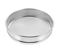1pc Test de test de laboratoire standard 304 Sus Inspection d'échantillonnage de chromage de maillage filtrant Pharmacopeia Sieve Dia 20cm 80-500 Mesh(132 mesh(0.111mm))