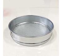 1pc Test Sieve Lab Soil Standard Stainless Steel 200mm Diam Round Holes Aperture 1/2/3/4/5/6/7/8/9/10/15/20/30mm(3mm)