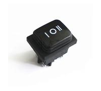 1PC three position toggle switch 6 feet KCD2 KCD4 (on -off - on) black rocker switch Copper foot
