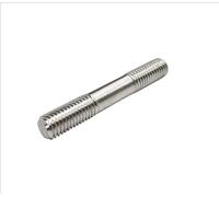 1pc tige filetée à Double extrémité M8 304 A2 boulons à goujon sans tête en acier inoxydable tige à vis bâton de dent barre filetée à double tête(70mm)