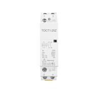 1pc TOCT1 2P 25A DC 24V 2NO coil 220V/230V 50/60HZ Din rail Household ac Modular contactor Circuit Breaker