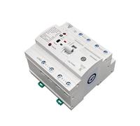 1PC TOQ6-63/4P L N 220V Din Rail ATS Small Dual Power Automatic Transfer Electrical Selector Switches Uninterrupted 63A Circuit Breaker