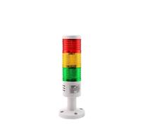 1pc tour de signalisation industrielle rotative dispositif d'alarme lumineuse d'avertissement 12V 24 V 110 V 220 v 1~5 en option(3 floor,DC 12V No sound)