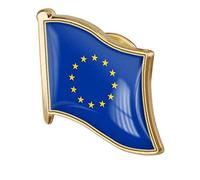 1pc Union Européenne Drapeau Badge Badge Métal Pin Broche Union Européenne De Drapeau Badges Accessoire De Nouveauté