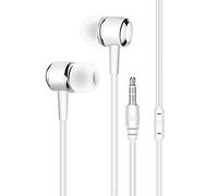 1Pc Universel 1.2M Écouteurs Intra-Auriculaires Filaires Casques Musique Prise 3.5Mm Casque Stéréo Blanc Utile et habile