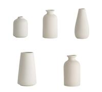 1pc Vase en céramique Fleur Bouteille Blanc Mini for Fleurs séchées Décoration de Salon Table à la Maison Cadeau(Color-A)