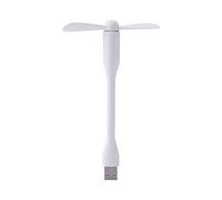 1Pc Ventilateur Usb Flexible Pliable Mini Pour Power Bank Ordinateur Portable Pc Chargeur AC Ordinateur Portable Refroidisseur D'été Gadget Blanc Design attrayant