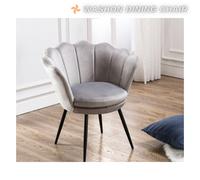1PC Wahson Fauteuil en Velours Fauteuil Coquillage avec Pieds Doré, Fauteuil Chambre Confortable Chaise Relax pour Salon/Chambre Conception unique : Adoptez le design unique du cadre, l'assemblage gra