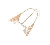 1pc Women Headwear Accessories Long Fringe Head Chain Accessories Tassel Hair Crown pour les occasions spéciales et les festivals(Gold)