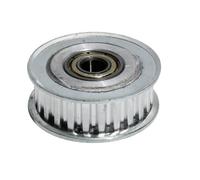 1pc XL Type poulie de renvoi 24T largeur de courroie 11mm Transmission poulie de renvoi alésage 5/6/7/8/10/12/15mm 24 dents roulement poulie de distribution(6mm,With Teeth)