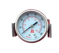 1pc Y50-ZV 2" 50mm Pressure Gauge,vacuum/5KG/10kg/cm2 Manometer,PT1/4" Back Thread With U-clamp(-76CM-0)