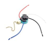1pc ZE-268S6-2 4-GANG 3 Speed 4wires Ceiling Fan Wall Lamp Cabinet Light Pull Chain Switch with 18AWG RNUMLIGH